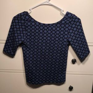 Forever 21 Dark navy cropped sleeve